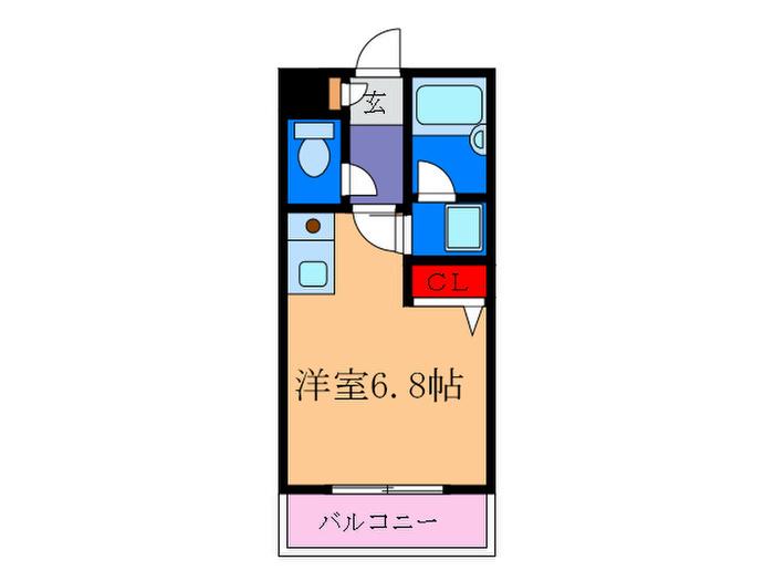 コンドミニオ志村坂上(ワンルーム/1階)の間取り写真