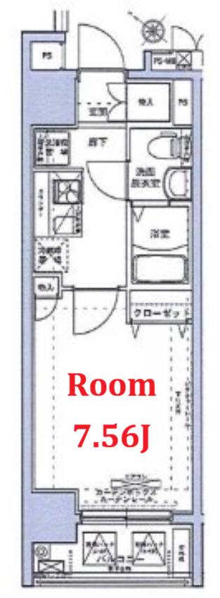 アイル東京向島弐番館(1K/3階)の間取り写真