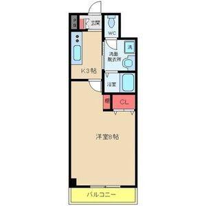 NK氷川マンション(1K/5階)の間取り写真