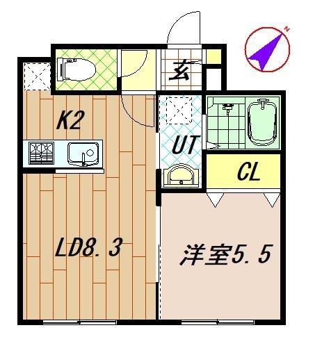SHERATON 旭川駅前(1LDK/4階)の間取り写真
