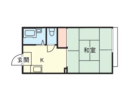 モッズプラザ(1K/2階)の間取り写真