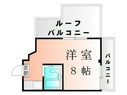 ピア東高円寺(ワンルーム/3階)の間取り写真