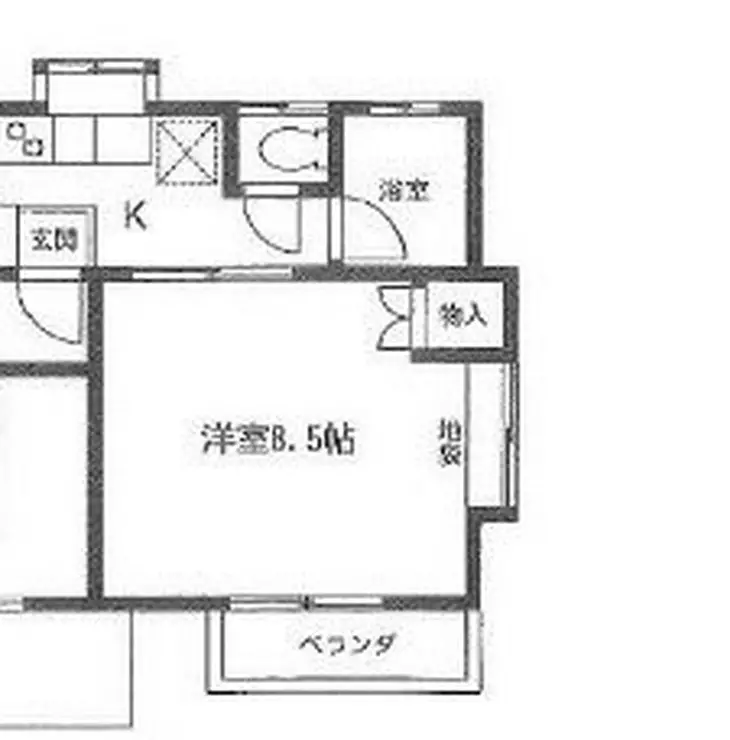 パークサイドハイツ 1階階 間取り