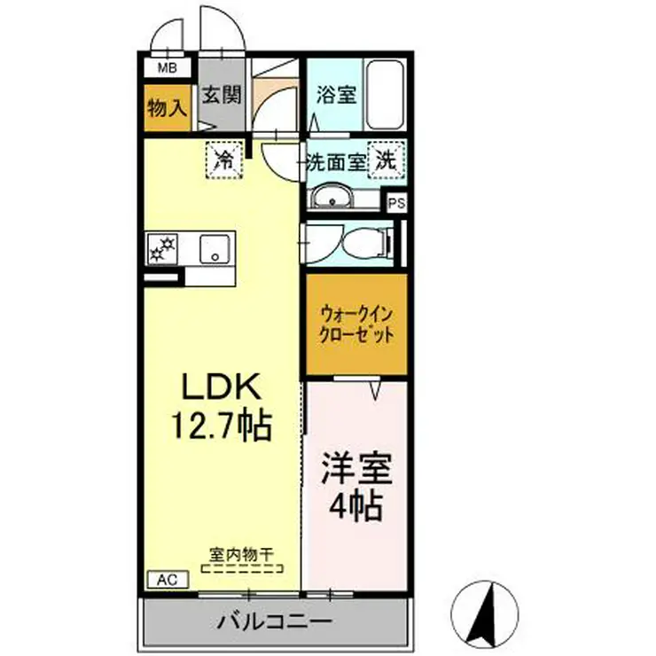 トレビナ保谷 3階階 間取り