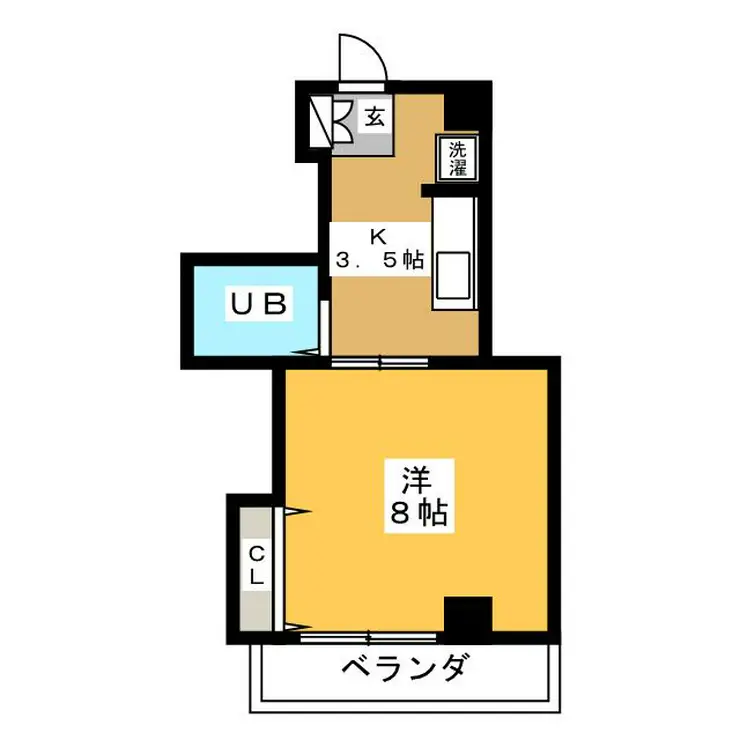 メゾン河原口 3階階 間取り