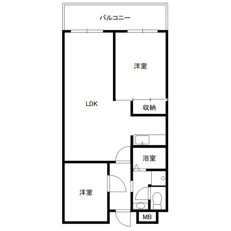 シャンハピネス 7階階 間取り