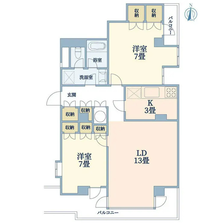 プルミエ田園調布 3階階 間取り