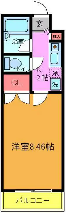 クレオ舞浜II 2階階 間取り