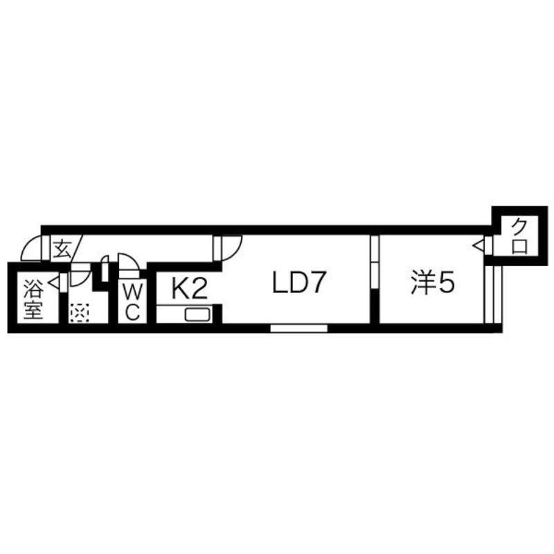 テッセラ(1LDK/3階)の間取り写真