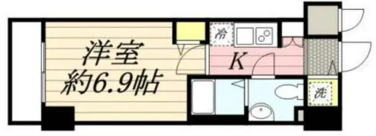 グランド・ガーラ芝公園 14階階 間取り