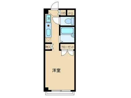 サンスクエア(ワンルーム/1階)の間取り写真