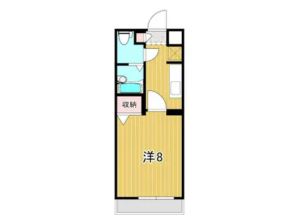 グランコレッタ(1K/3階)の間取り写真