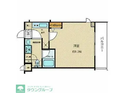 ZOOM吉祥寺イースト(1K/3階)の間取り写真