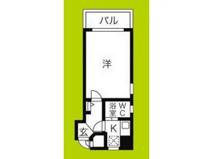 ニューライフ大手前参番館(1K/7階)の間取り写真