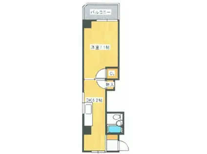 FANCY NAKAHIRO(1K/5階)の間取り写真