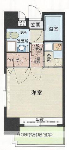 エステート・モア・警固(1K/8階)の間取り写真