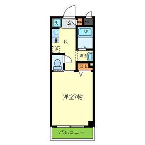 エパック昭和町(1K/2階)の間取り写真