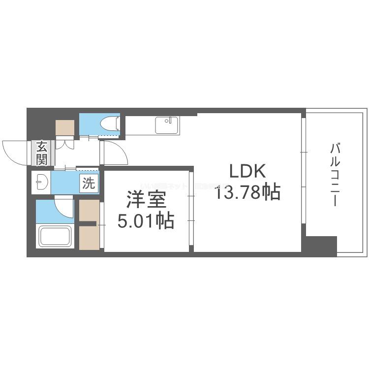 プレジオ御幣島ASIAN(1LDK/11階)の間取り写真