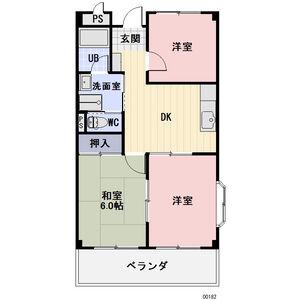 エクセレントJ2(3DK/3階)の間取り写真