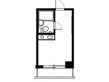 セントヒルズ三軒茶屋(ワンルーム/2階)の間取り写真