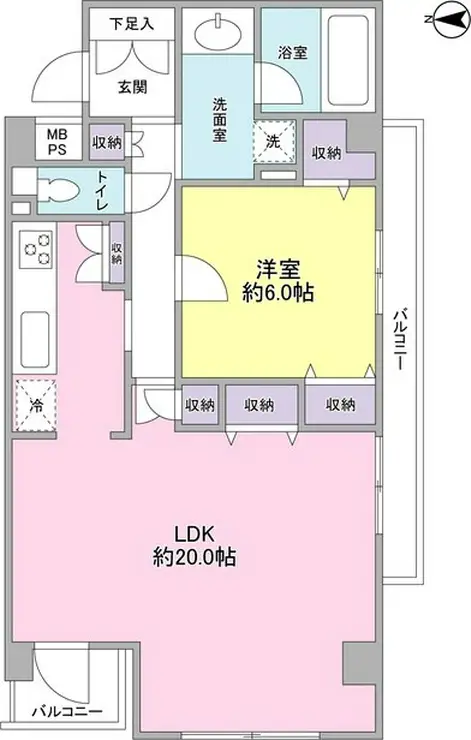 ＫＤＸレジデンス成城 2階階 間取り