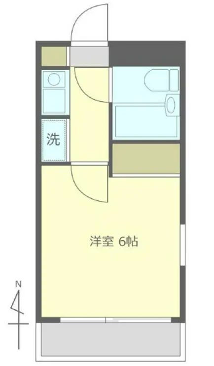 ダイヤコーポ宮前平 2階階 間取り