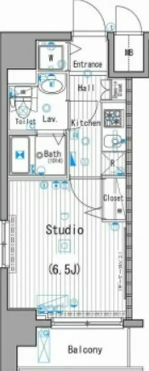 ガーラ・ステーション横濱桜木町 5階階 間取り