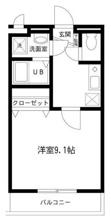YSAマンション 1階階 間取り