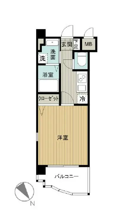 グリフィン横浜・馬車道駅前 10階階 間取り