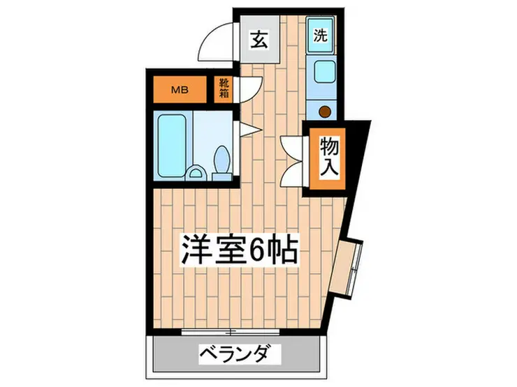 レーベンハイム 4階階 間取り