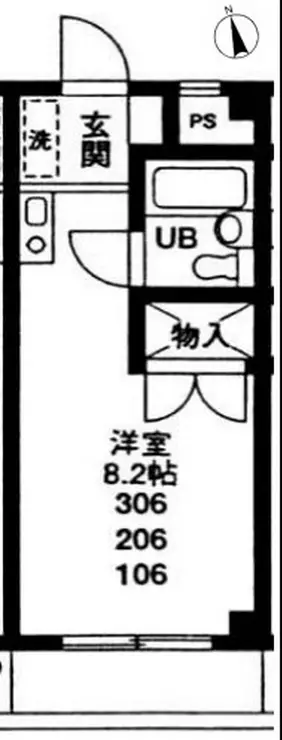ラピュタ浜田山 1階階 間取り