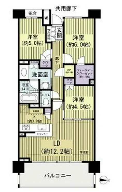 パークホームズ品川ザレジデンス 2階階 間取り