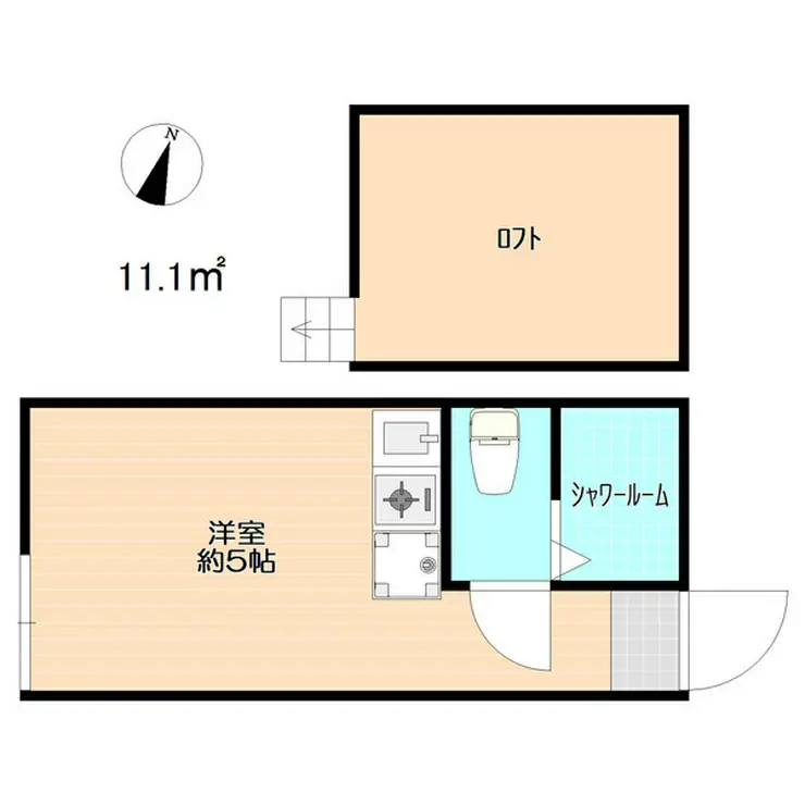ユナイト栄町通ラ・プレミアーノ 2階階 間取り