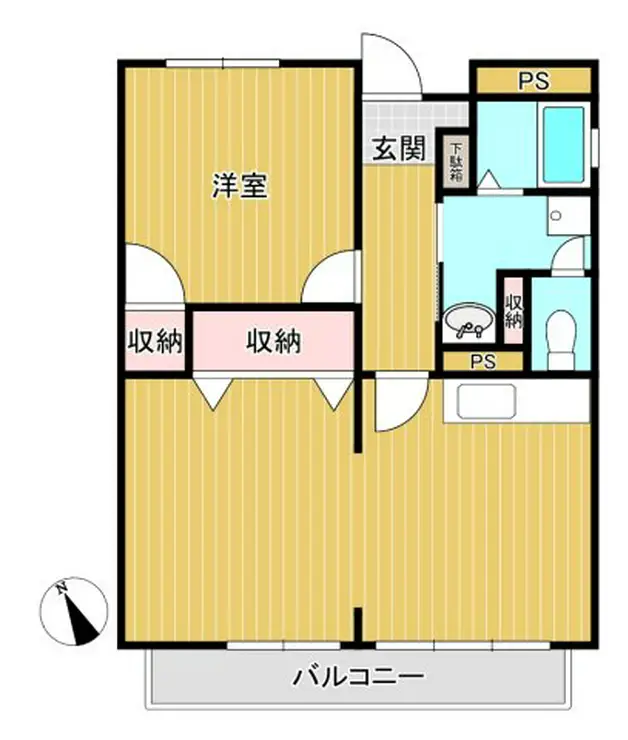 東急ドエル宮崎台フェニックス 6階階 間取り