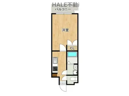 ORIENT BLD NO.87 マリアージュステーション(1K/14階)の間取り写真