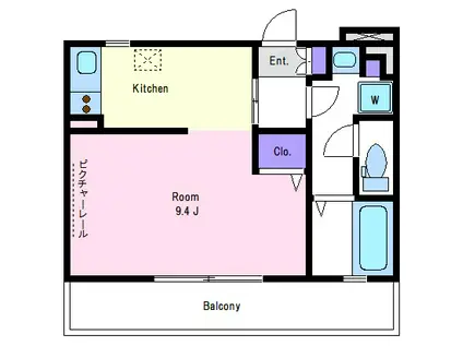 グラン・ソレイユ(ワンルーム/3階)の間取り写真