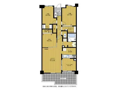 ヒルコートテラス横濱汐見台(4LDK/1階)の間取り写真