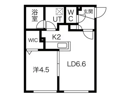 サイサリス本郷(1LDK/4階)の間取り写真