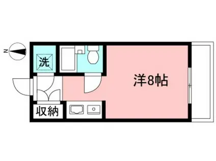 キャッスル桜上水(ワンルーム/3階)の間取り写真