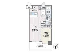 S-FORT筑紫通(1LDK/6階)の間取り写真