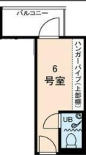 アムス・アミティエ川崎III(ワンルーム/2階)の間取り写真