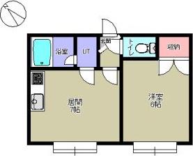 PREDONIA東札幌(1DK/3階)の間取り写真