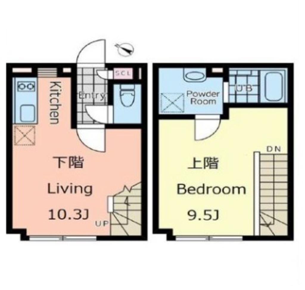 パセオ西新宿五丁目I(1LDK/4階)の間取り写真