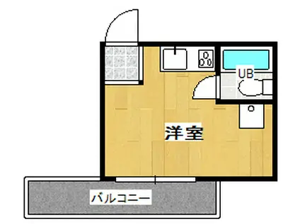 Mハウジングビル(ワンルーム/4階)の間取り写真