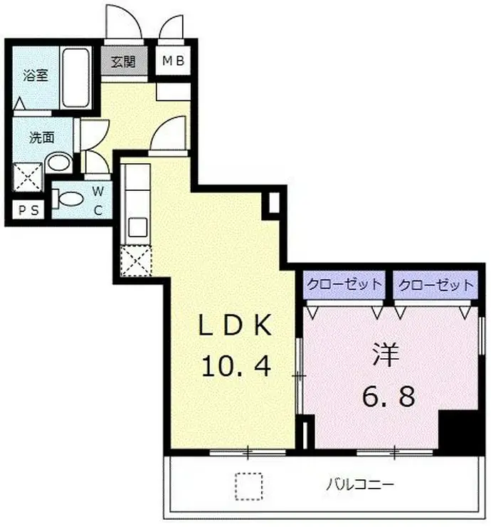 アクシオン音羽 6階階 間取り