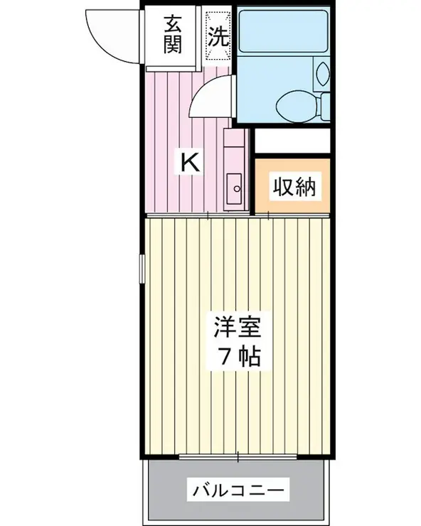 メゾン今川 1階階 間取り