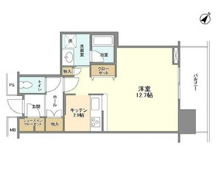 リガーレ日本橋人形町 15階階 間取り