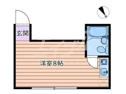 メイヒル寿町(ワンルーム/2階)の間取り写真