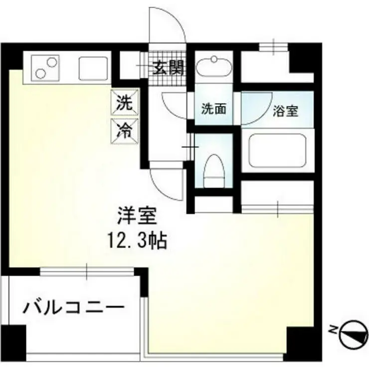 OZ-COURT 2階階 間取り