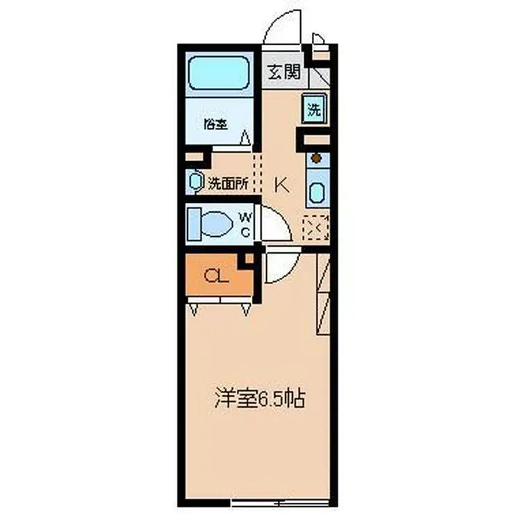 リシュブール 1階階 間取り